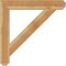 Ekena Millwork Traditional Craftsman Rough Sawn Bracket, Western Red Cedar, 6"W x 44"D x 44"H BKT06X44X44TRA04RWR - alternate 4